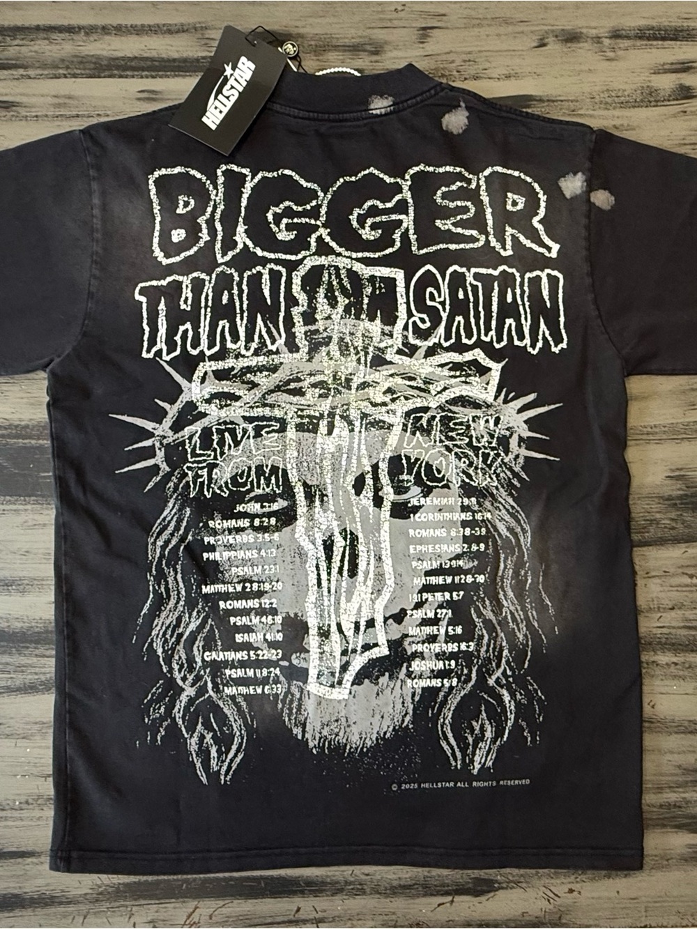 Hellstar Black 'Mercy' Misfits Punk Distressed Shirt! Very Rare and Authentic ☠️ - Picture 7 of 7